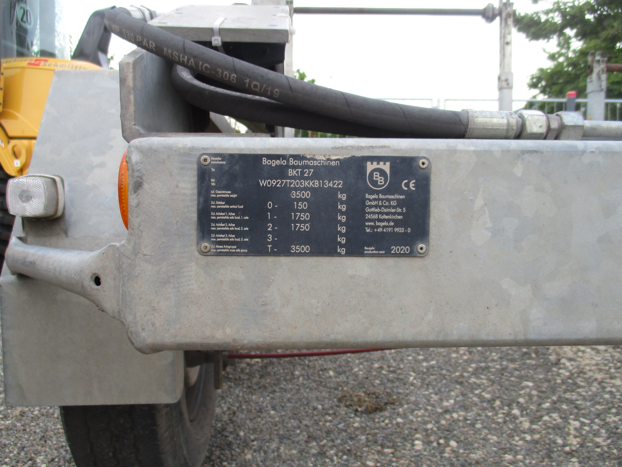 Bagela BKT 27 Kabeltrommelwagen gebraucht – Bild 2