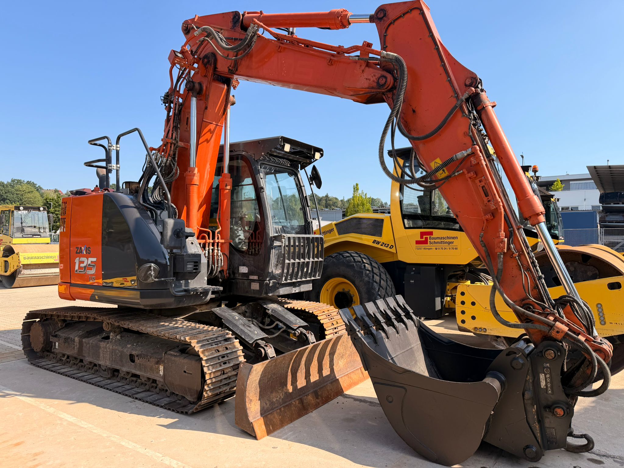 Hitachi Bagger ZX 135 US-7 OQ70/55 16,2 to. – Bild 11