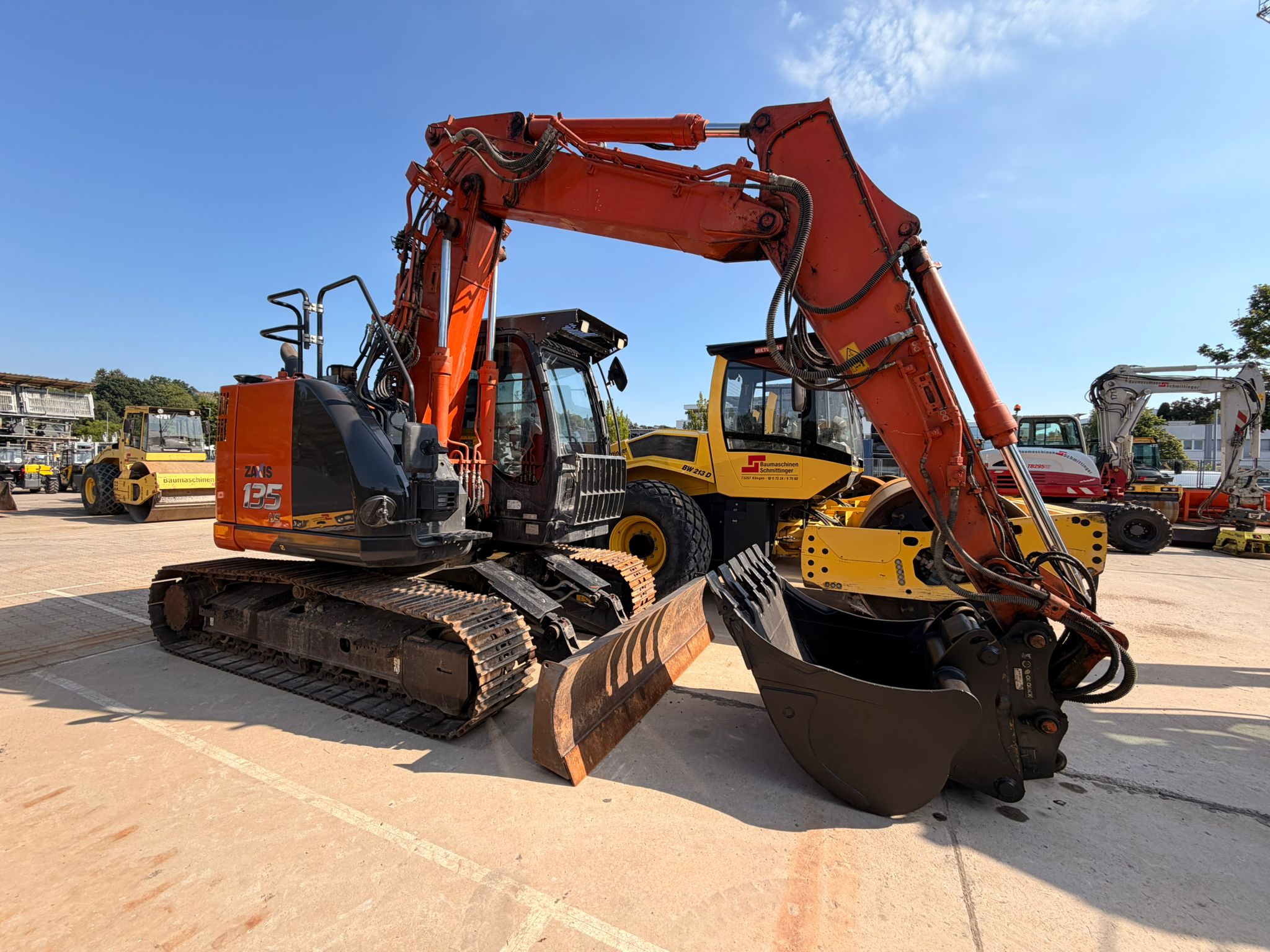 Hitachi Bagger ZX 135 US-7 OQ70/55 16,2 to. – Bild 8
